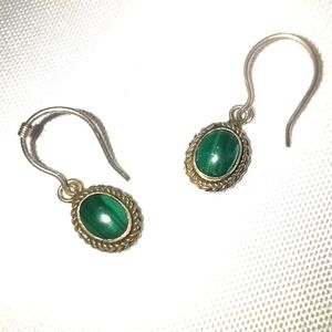 Malachite Anti-stress Drop Earrings